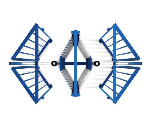 Полноростовый моторизованный роторный турникет RTD-20.1